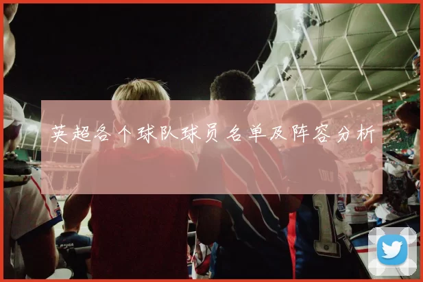 英超各个球队球员名单及阵容分析